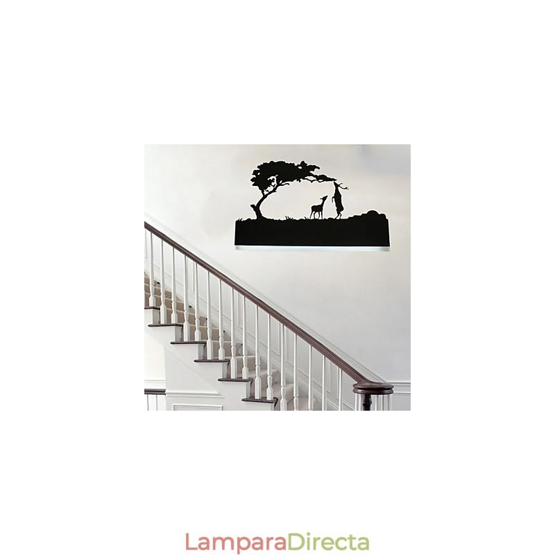 Lámpara de noche, lámpara de pared, lámpara europea creativa moderna minimalista para dormitorio infantil, lámpara de escalera, lámpara frontal de espejo