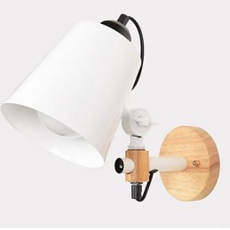 Lámpara de pared nórdica para dormitorio, balcón, escalera, pasillo, lámpara de pared para pasillo