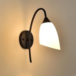 Lámpara de pared de noche de estilo pescador, estilo americano, para dormitorio, sencilla y afroamericana