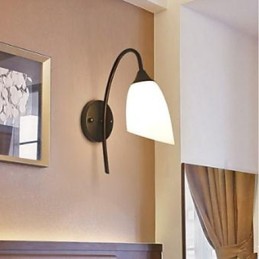 Lámpara de pared de noche de estilo pescador, estilo americano, para dormitorio, sencilla y afroamericana