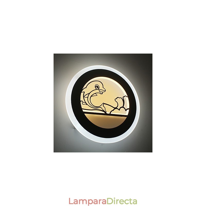 Lámpara de pared minimalista moderna para dormitorio, lámpara de noche para niños, lámpara de pared creativa, lámpara de escalera con personalidad, lámpara acrílica