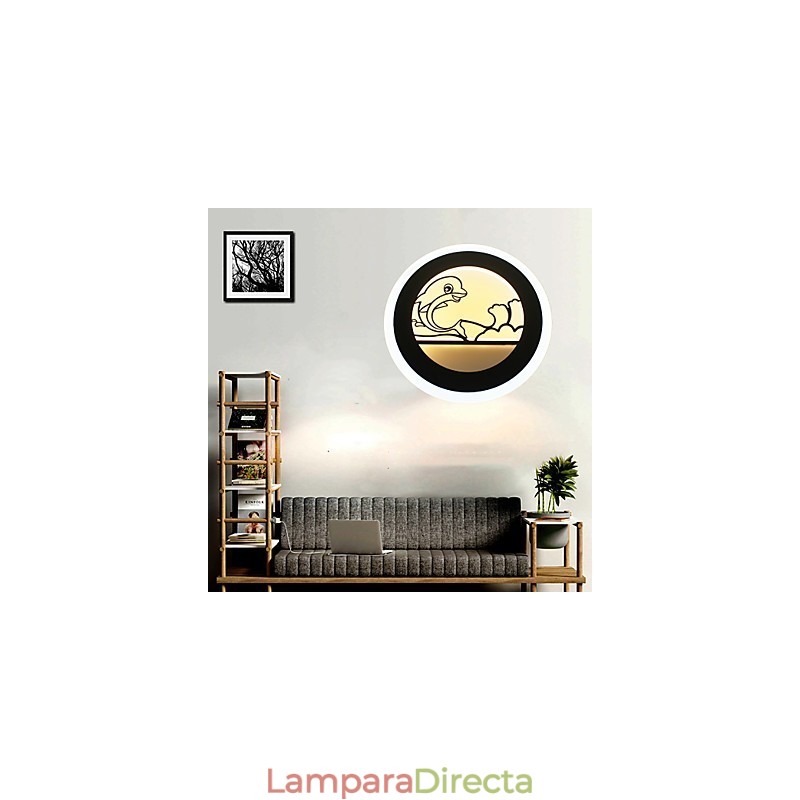 Lámpara de pared minimalista moderna para dormitorio, lámpara de noche para niños, lámpara de pared creativa, lámpara de escalera con personalidad, lámpara acrílica