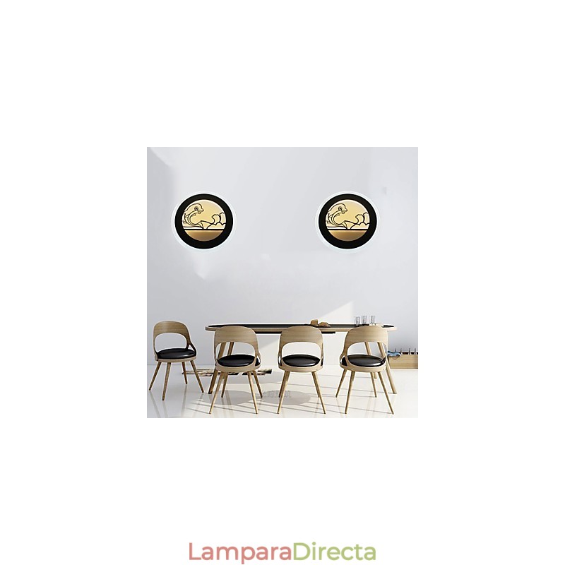 Lámpara de pared minimalista moderna para dormitorio, lámpara de noche para niños, lámpara de pared creativa, lámpara de escalera con personalidad, lámpara acrílica