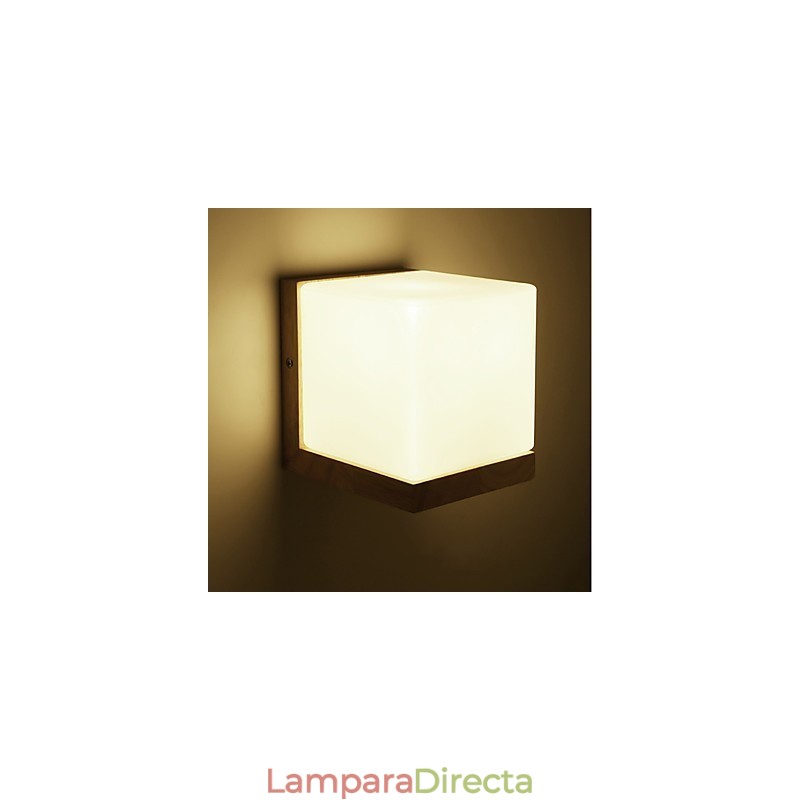 Lámpara de pared creativa para balcón, estilo novedoso, estilo campestre, con protección para los ojos, luz ambiental, apliques de noche
