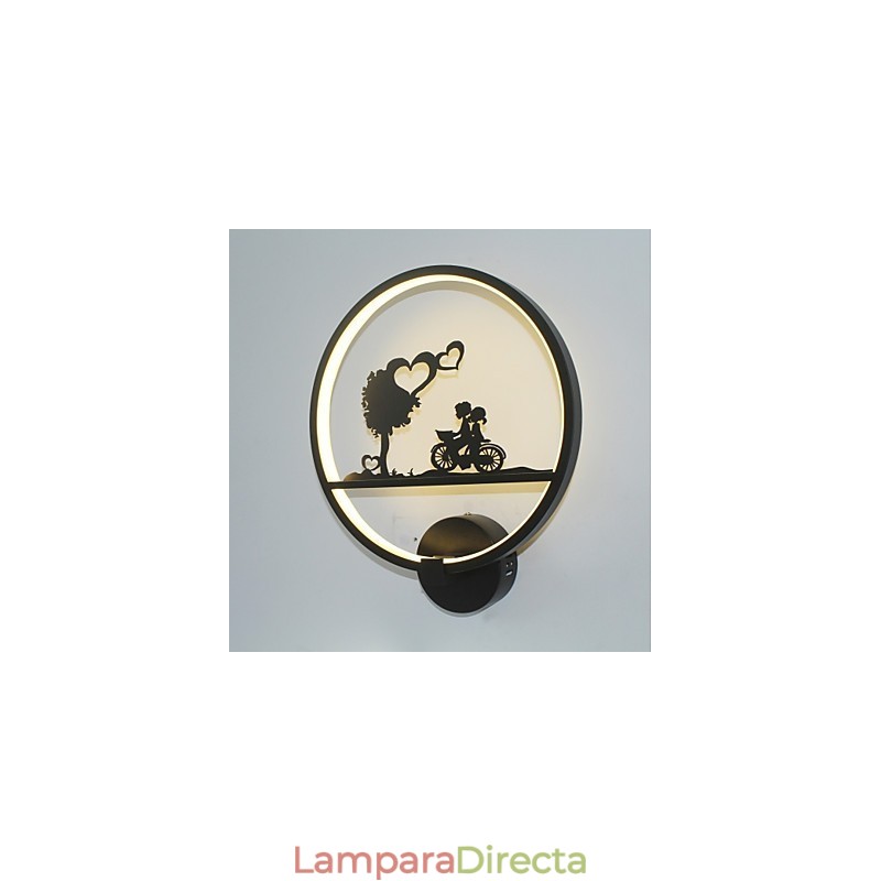 Lámpara de pared de aluminio, moderna, minimalista, creativa, para sala de estar, balcón, pasillo