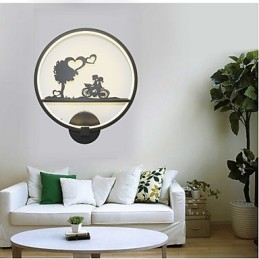 Lámpara de pared de aluminio, moderna, minimalista, creativa, para sala de estar, balcón, pasillo