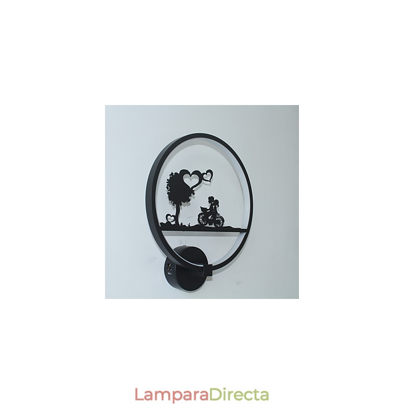 Lámpara de pared de aluminio, moderna, minimalista, creativa, para sala de estar, balcón, pasillo