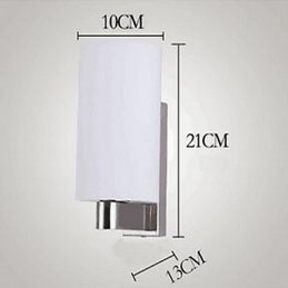 Apliques de pared modernos, contemporáneos, con iluminación ascendente y acabado galvanizado