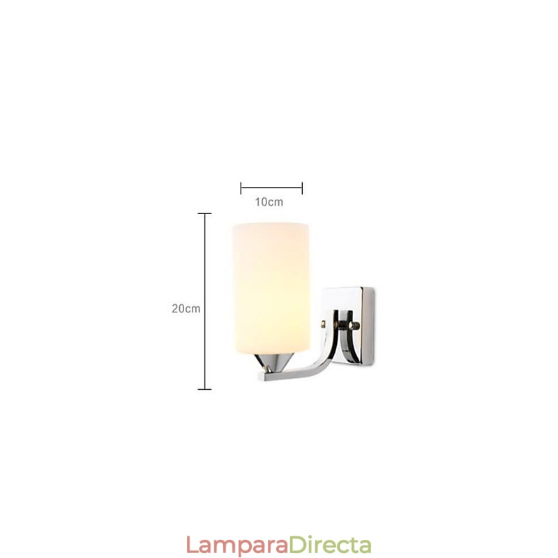 Lámpara de pared sencilla y cálida para sala de estar, dormitorio, pasillo, balcón