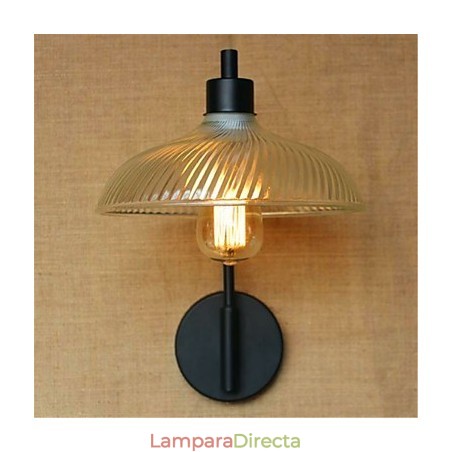 Lámpara de ambiente de brazo oscilante con acabado rústico de óxido negro estilo Lodge Country. Lámpara de ambiente de brazo oscilante con acabado rústico de óxido negro estilo Lodge Country.