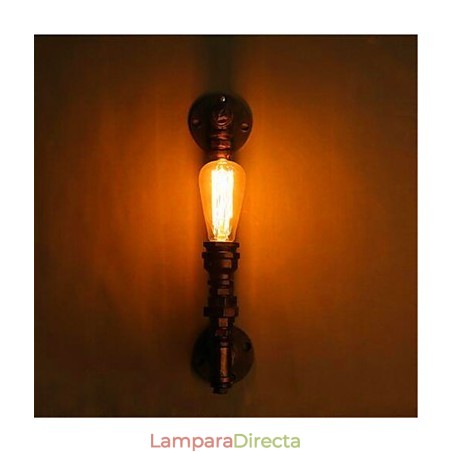 Lámpara de pared de hierro de un solo cabezal con personalidad creativa para pasillo, escalera, restaurante, bar, estilo industrial, estilo retro americano Lámpara de pared de hierro de un solo cabezal con personalidad creativa para pasillo, escalera, restaurante, bar, estilo industrial, estilo retro americano