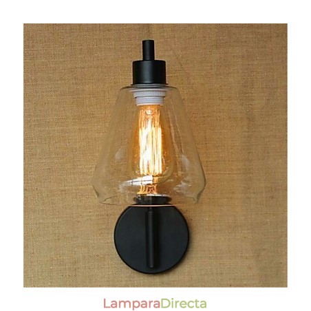 Lámpara de ambiente de brazo oscilante con acabado rústico de óxido negro estilo Lodge Country. Lámpara de ambiente de brazo oscilante con acabado rústico de óxido negro estilo Lodge Country.