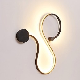 Lámparas de pared modernas de metal creativas para sala de estar, pasillo, dormitorio, habitaciones de hotel, iluminación decorativa de noche