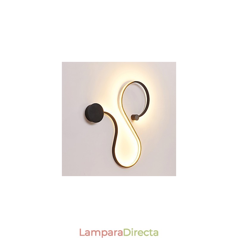 Lámparas de pared modernas de metal creativas para sala de estar, pasillo, dormitorio, habitaciones de hotel, iluminación decorativa de noche