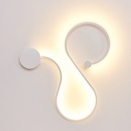 Lámparas de pared modernas de metal creativas para sala de estar, pasillo, dormitorio, habitaciones de hotel, iluminación decorativa de noche