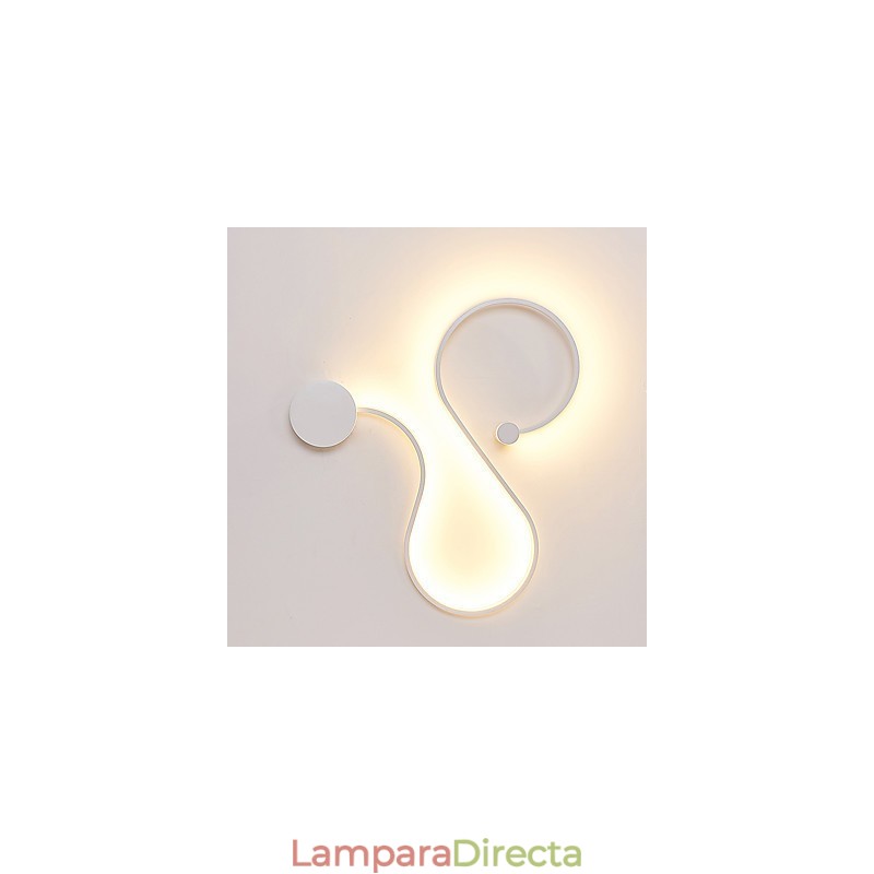 Lámparas de pared modernas de metal creativas para sala de estar, pasillo, dormitorio, habitaciones de hotel, iluminación decorativa de noche