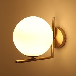 Aplique de pared moderno y contemporáneo con acabado galvanizado para iluminación de arco.