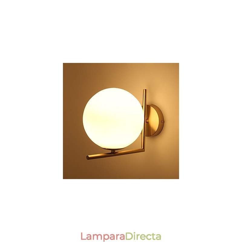 Aplique de pared moderno y contemporáneo con acabado galvanizado para iluminación de arco.