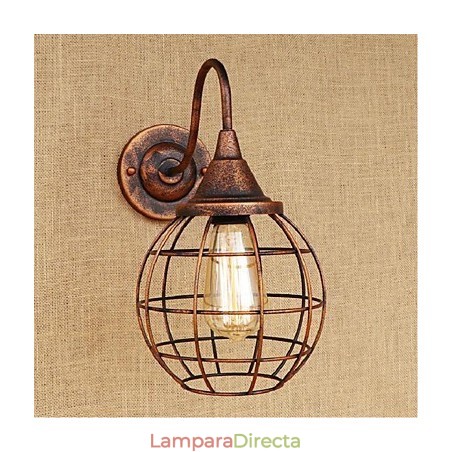 Lámpara de pared americana de color óxido con personalidad creativa simple y retro, apliques de pared, luz de pared Lámpara de pared americana de color óxido con personalidad creativa simple y retro, apliques de pared, luz de pared