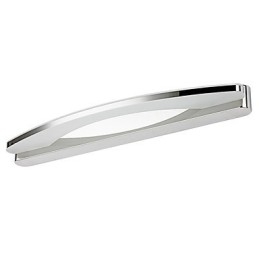 Lámpara de pared de metal contemporánea con iluminación de baño moderna y súper larga
