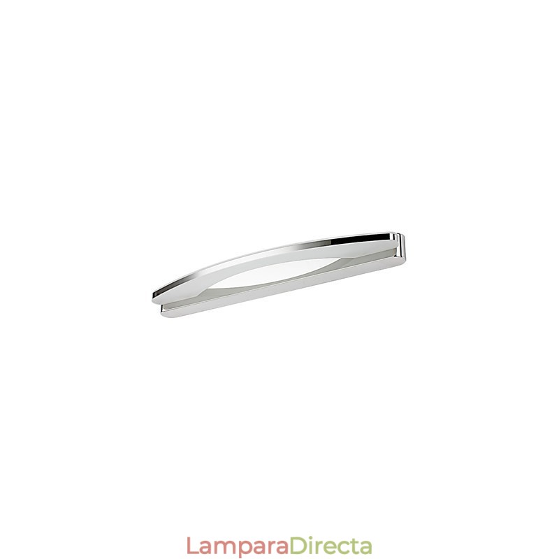 Lámpara de pared de metal contemporánea con iluminación de baño moderna y súper larga