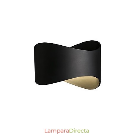 Aplique de pared con luz ambiental de estilo mini con acabado de óxido negro contemporáneo moderno Aplique de pared con luz ambiental de estilo mini con acabado de óxido negro contemporáneo moderno