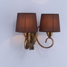 Apliques de pared con luz empotrada, clásicos tradicionales, galvanizados, para protección ocular.