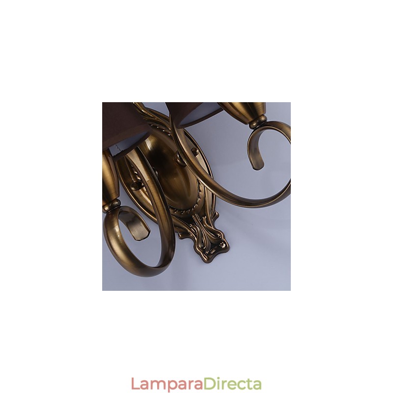 Apliques de pared con luz empotrada, clásicos tradicionales, galvanizados, para protección ocular.
