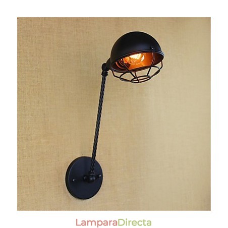 Lámparas de pared con luz descendente y protección ocular de estilo mini con pintura retro campestre Lámparas de pared con luz descendente y protección ocular de estilo mini con pintura retro campestre