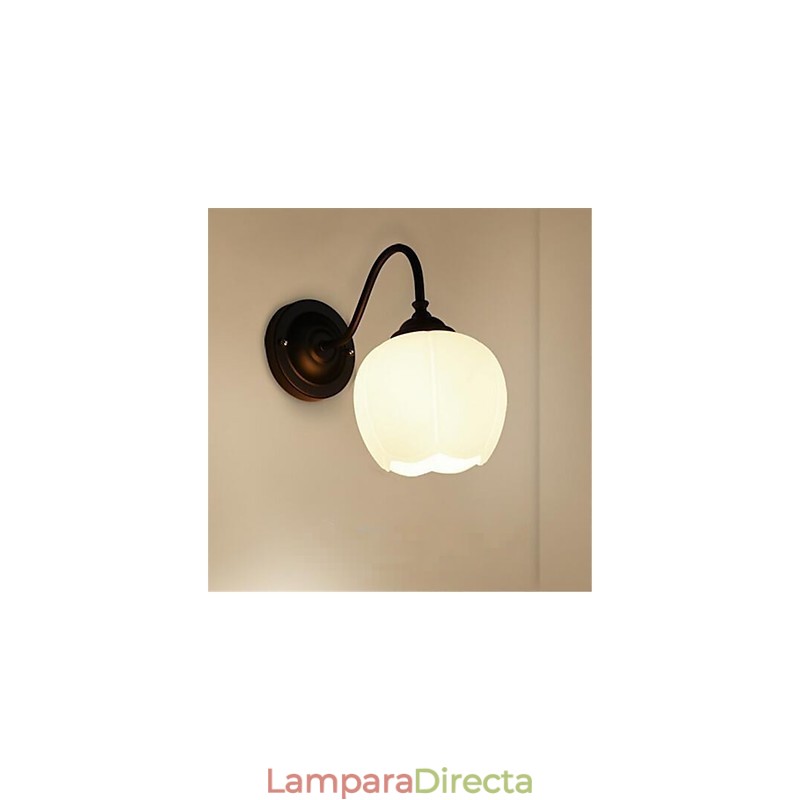 Pintura de estilo rural contemporáneo moderno para pared con luz ambiental y protección ocular de estilo mini