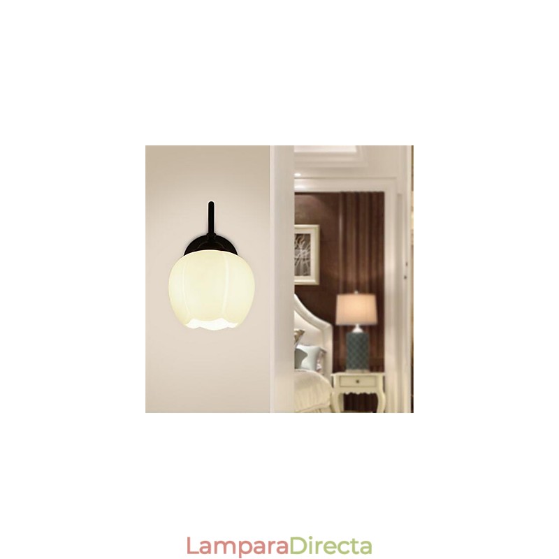 Pintura de estilo rural contemporáneo moderno para pared con luz ambiental y protección ocular de estilo mini