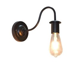 Aplique de pared con pintura clásica tradicional de estilo rústico para iluminación empotrada.