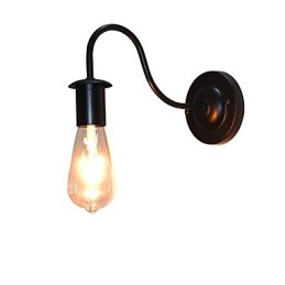 Aplique de pared con pintura clásica tradicional de estilo rústico para iluminación empotrada.