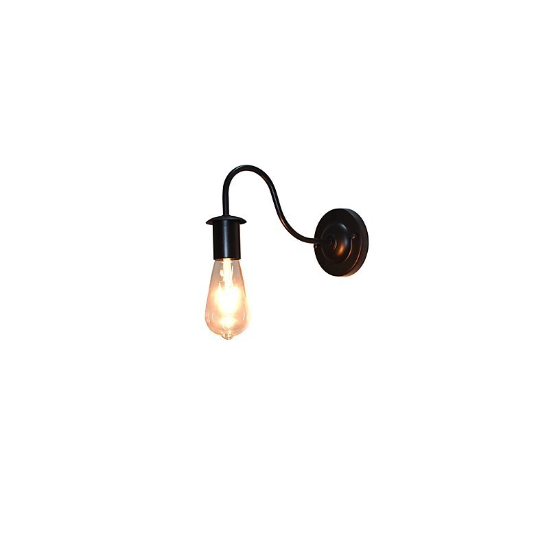 Aplique de pared con pintura clásica tradicional de estilo rústico para iluminación empotrada.