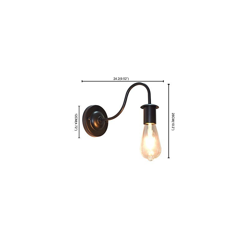 Aplique de pared con pintura clásica tradicional de estilo rústico para iluminación empotrada.