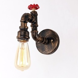 Apliques de pared con luz descendente de estilo mini, estilo rústico contemporáneo, estilo campestre, pintura retro