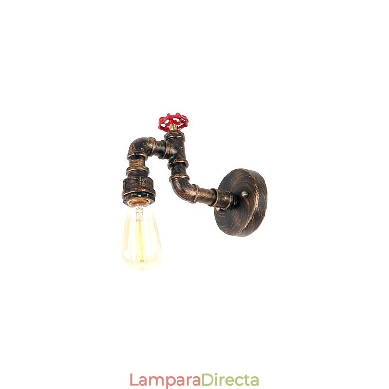 Apliques de pared con luz descendente de estilo mini, estilo rústico contemporáneo, estilo campestre, pintura retro