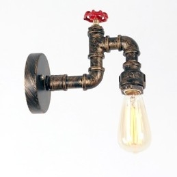 Apliques de pared con luz descendente de estilo mini, estilo rústico contemporáneo, estilo campestre, pintura retro