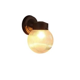 Aplique de pared con luz ambiental de estilo mini con acabado de óxido negro contemporáneo moderno
