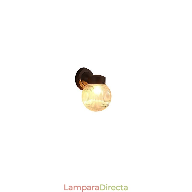 Aplique de pared con luz ambiental de estilo mini con acabado de óxido negro contemporáneo moderno