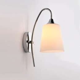Aplique de pared con iluminación ambiental, estilo rústico contemporáneo moderno y galvanizado.