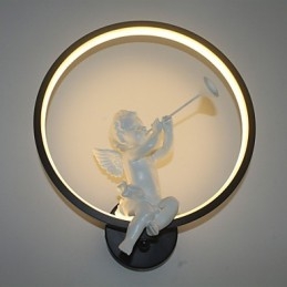 Lámpara de pared minimalista moderna nórdica, luces decorativas para dormitorio, productos de aluminio, lámparas de pared para pasillos y ángeles.