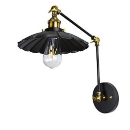 Lámpara de pared con pintura clásica tradicional rústica tipo cabaña para luces de pared empotradas.