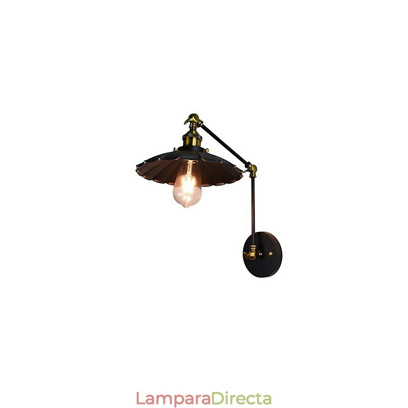 Lámpara de pared con pintura clásica tradicional rústica tipo cabaña para luces de pared empotradas.