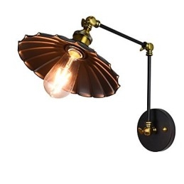 Lámpara de pared con pintura clásica tradicional rústica tipo cabaña para luces de pared empotradas.