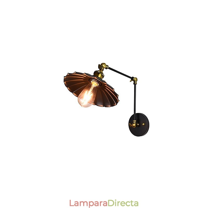 Lámpara de pared con pintura clásica tradicional rústica tipo cabaña para luces de pared empotradas.