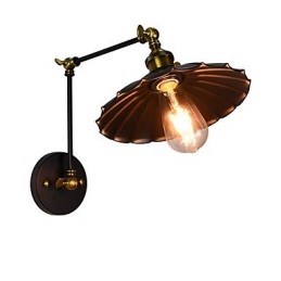 Lámpara de pared con pintura clásica tradicional rústica tipo cabaña para luces de pared empotradas.