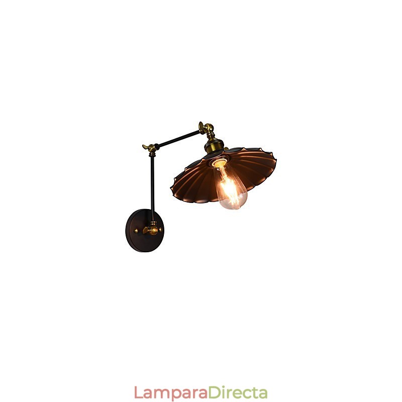 Lámpara de pared con pintura clásica tradicional rústica tipo cabaña para luces de pared empotradas.