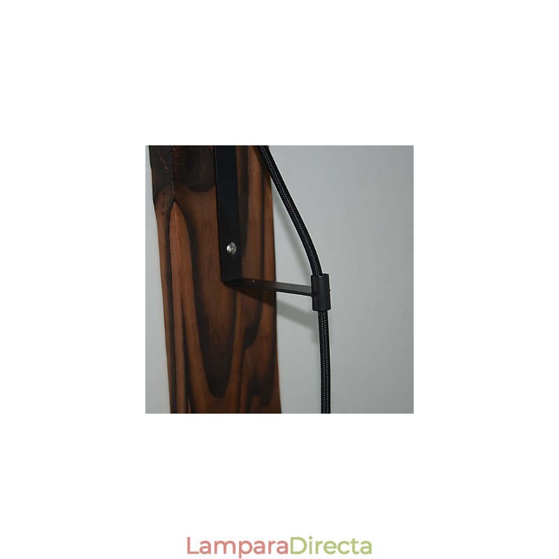 Lámpara de pared de estilo rústico americano retro creativa Lámpara de pared de polea de madera
