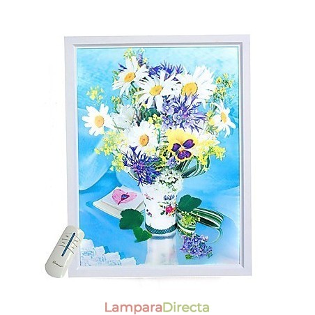 Pintura contemporánea moderna integrada para apliques de pared con luz ambiental. Pintura contemporánea moderna integrada para apliques de pared con luz ambiental.